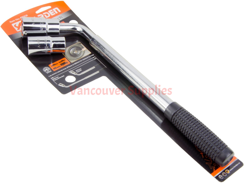 Telescopic wheel discount wrench